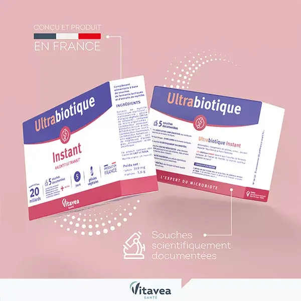 Nutrisanté Vitavea Ultrabiotique Instant 10 gélules végétales | Pas cher