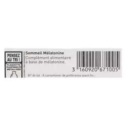 Juvamine Sommeil Mélatonine 30 comprimés