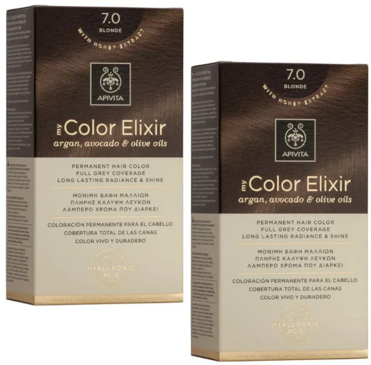 Apivita Dye My Color Elixir N70 Blond 2 eenheden