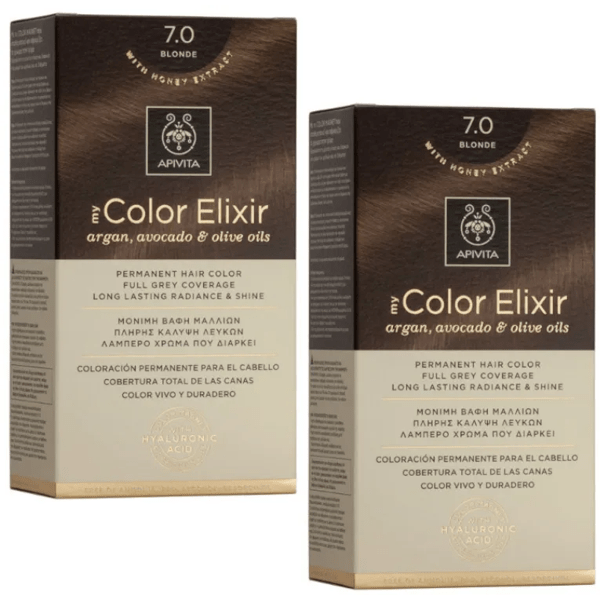 Apivita Dye My Color Elixir N70 Blond 2 eenheden