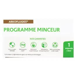 Arkopharma Arkofluides Programme Minceur Bio 30 ampoules