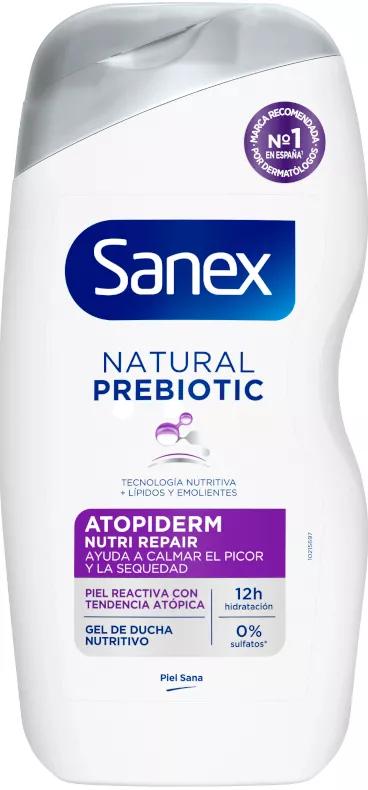 Sanex Natural Prebiotic Atopiderm Nutri Repair Gel de Ducha 475 ml