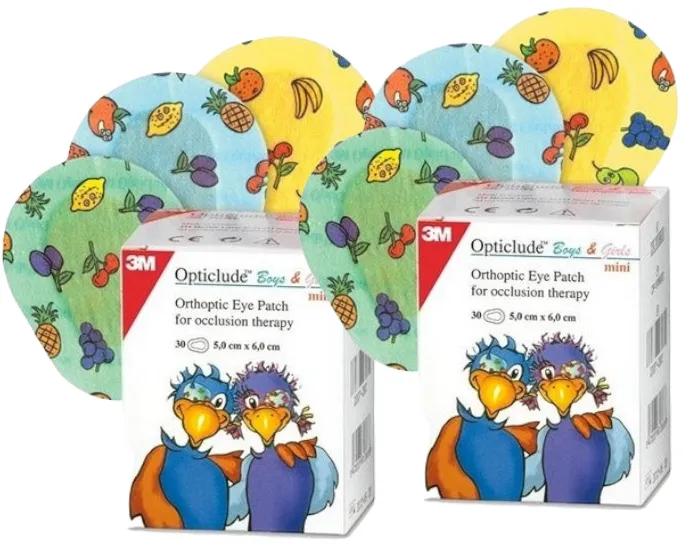 3M Opticlude Eye Patch 5x6cm Drawings 2x30 pcs