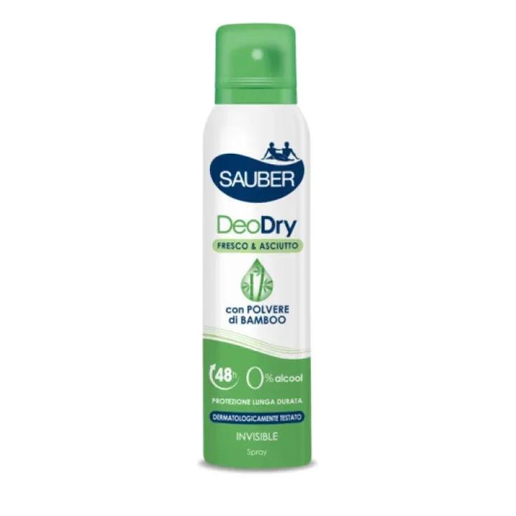 Sauber DeoDry Spray 48h Deodorante Lunga Durata 150 ml