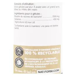 Nat & Form Original Bardane 200 gélules