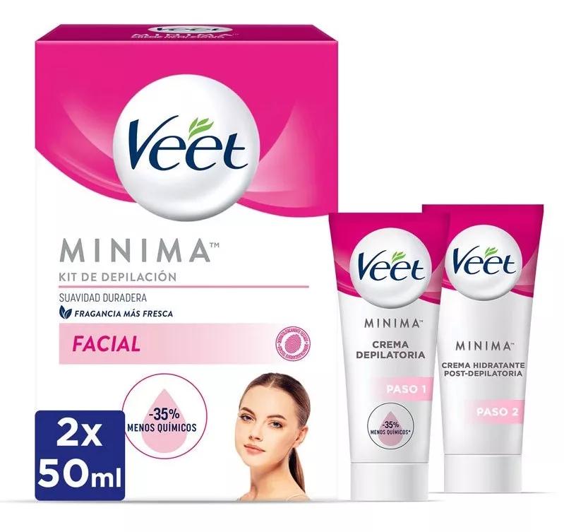 Veet Kit de depilação Facial Minima 