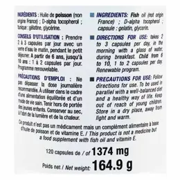 Eric Favre Bien-Être Oméga 3 Cœur & Cerveau 120 capsules