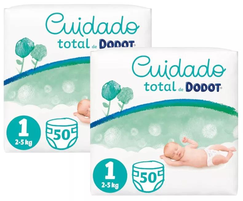 Dodot Total Care Diapers T1 (2-5 Kg) 2x50 units