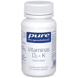 Pure Encapsulations Vitamin D3+K 60 Capsules