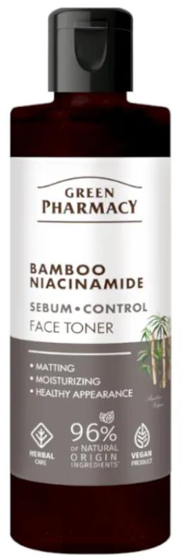 Tonique visage au bambou et à la niacinamide de Green Pharmacy 200 ml