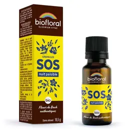 Biofloral Sos Secours Nuit Paisible Granules Bio 19,5 Gr