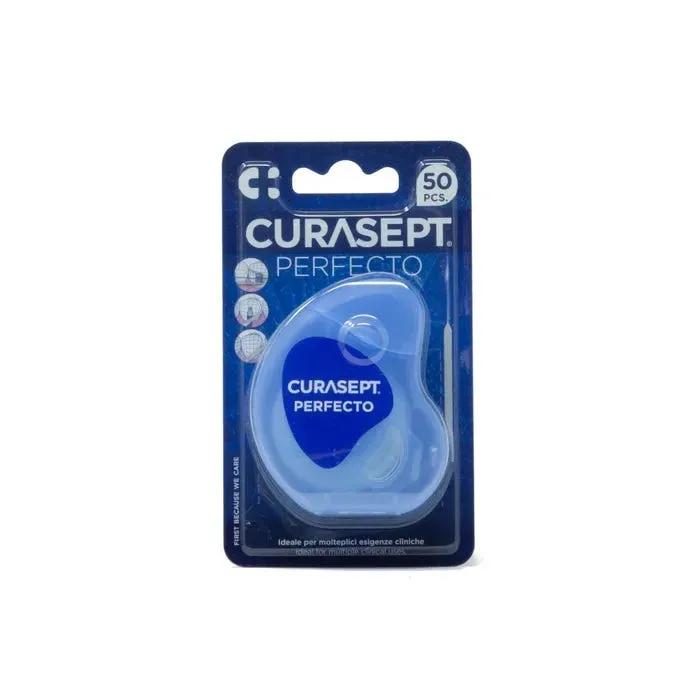 Curasept Floss Professional Filo Interdentale con Passafilo e Spugna 50 m