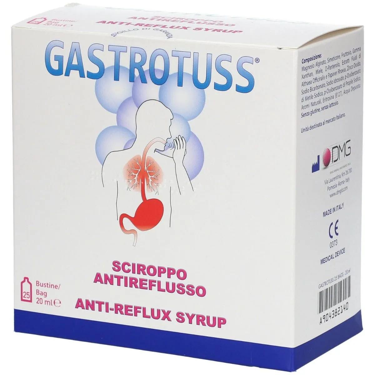 Gastrotuss Sciroppo Antireflusso 25 Bustine