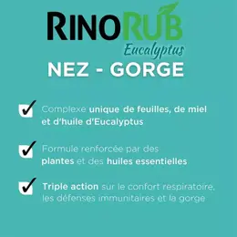 Forté Pharma RinoRub Rhume Nez Toux Gorge Eucalyptus 15 comprimés