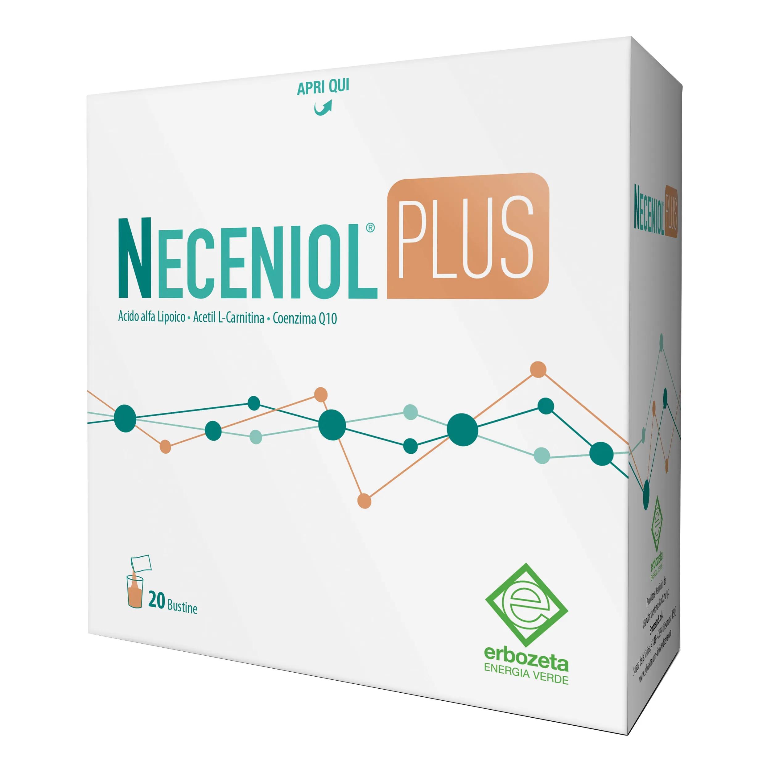 Erbozeta Neceniol Plus Integratore Acido Alfa Lipoico 20 Bustine