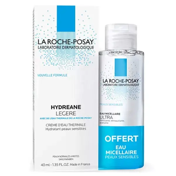 La Roche Posay Hydreane chiaro 40ml + acqua micellare 50ml offerto