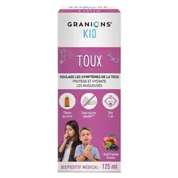 GRANIONS Kid Toux Dès 1 an Goût pomme Aronia Sirop 125 ml