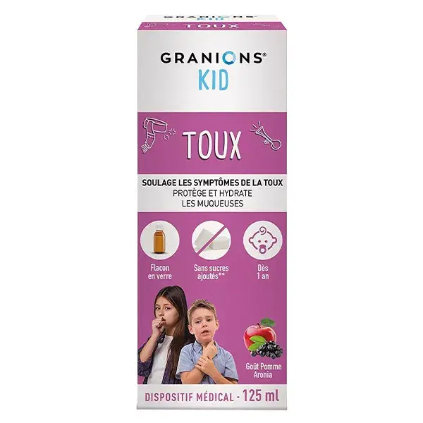 GRANIONS Kid Cough From 1 year Apple flavor Aronia Syrup 125 ml