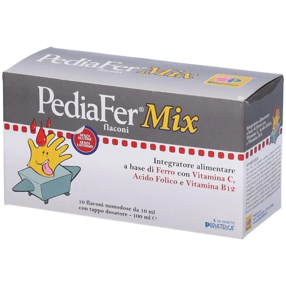 Pediafer Mix Integratore Ferro Bambini 10 Fl 10 ml