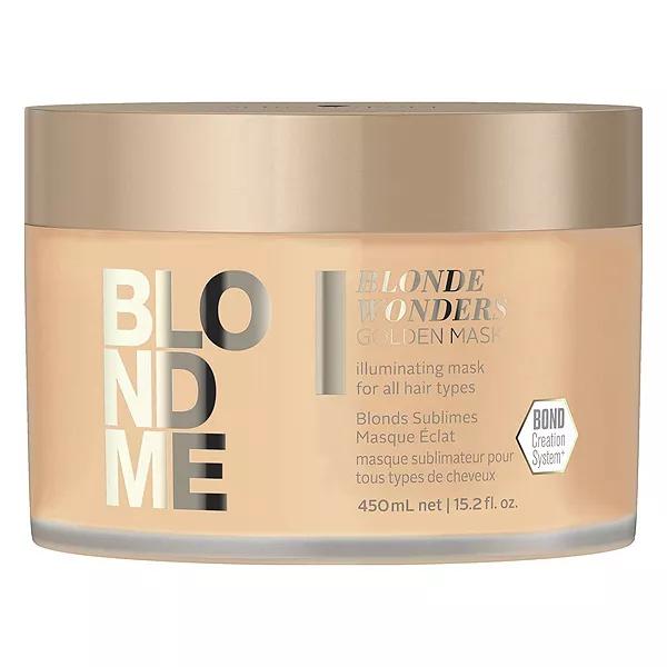 Mascarilla dorada Schwarzkopf Professional Blond Me Rich Shine 450 ml