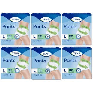 TENA Pants Super Grande Unissexo 6x12 unidades