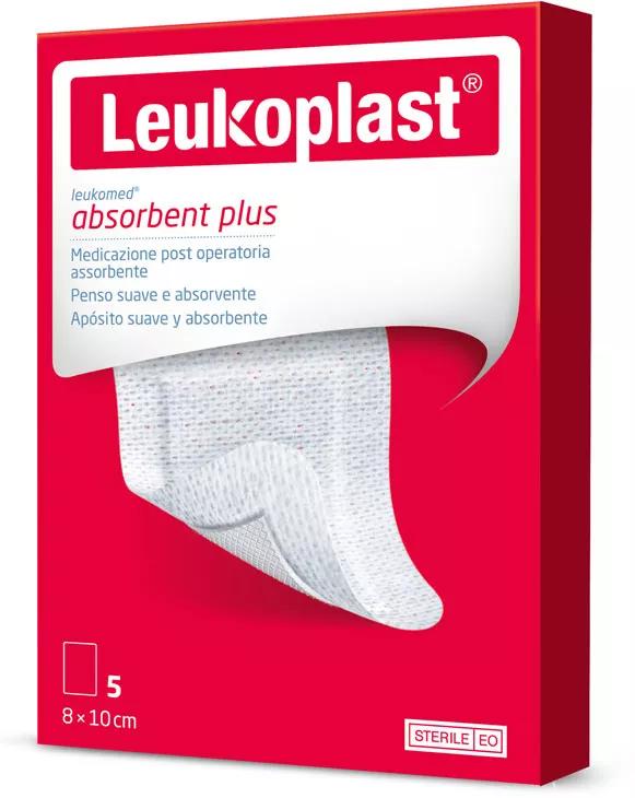 Leukomed steriel verband 8 cm x 10 cm 5 stuks