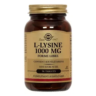 Solgar L-Lysine 1000mg 50 compresse