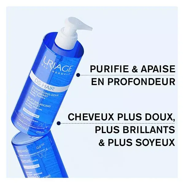 Uriage DS Hair Shampooing Doux Équilibrant Apaisant 500ml