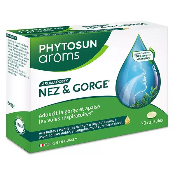 Phytosun Aroms AromaDoses nose and throat 30 capsules