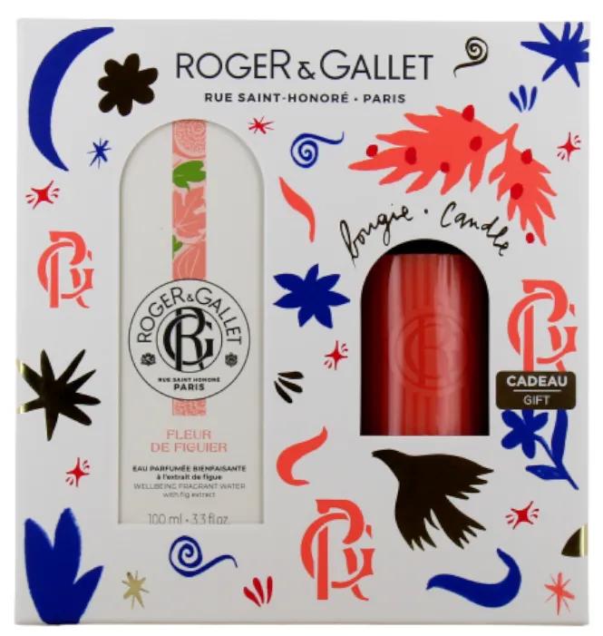 Imagen de Roger&Gallet Fleur de Figuier Agua Perfumada Bienestar 100 ml + Vela