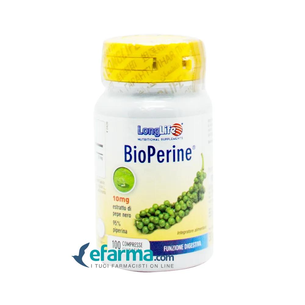 LongLife BioPerine 10 mg Integratore 100 Compresse