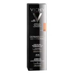 Vichy Dermablend 3D Correction Fond de Teint Resurfaçant N°45 Gold 30ml