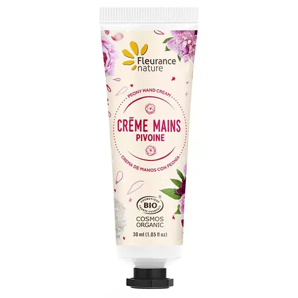 Fleurance Nature Crème Mains Pivoine Bio 30ml