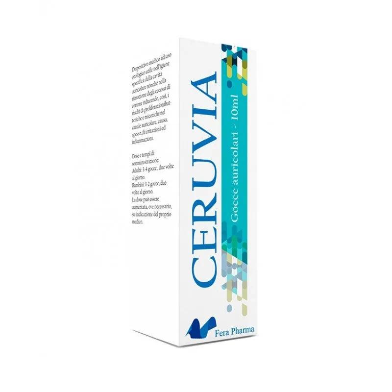 Fera Pharma Ceruvia Gocce per la Pulizia Auricolare 10 ml