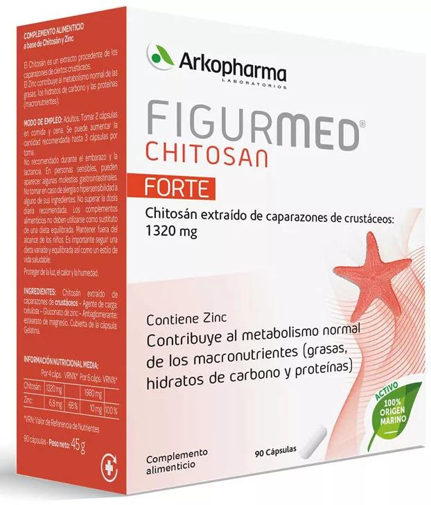 Arkopharma Figurmed Chitosán Forte 325 mg 90 Cápsulas