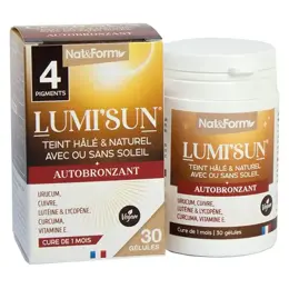 Nat & Form Lumi'Sun Autobronzant 30 gélules