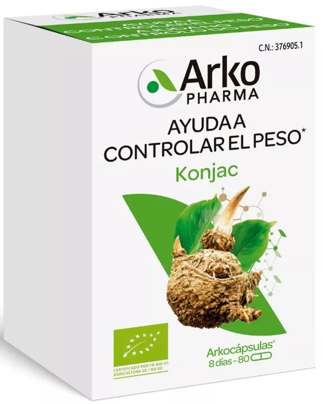 Arkocapsulas glucomannan 80 capsules