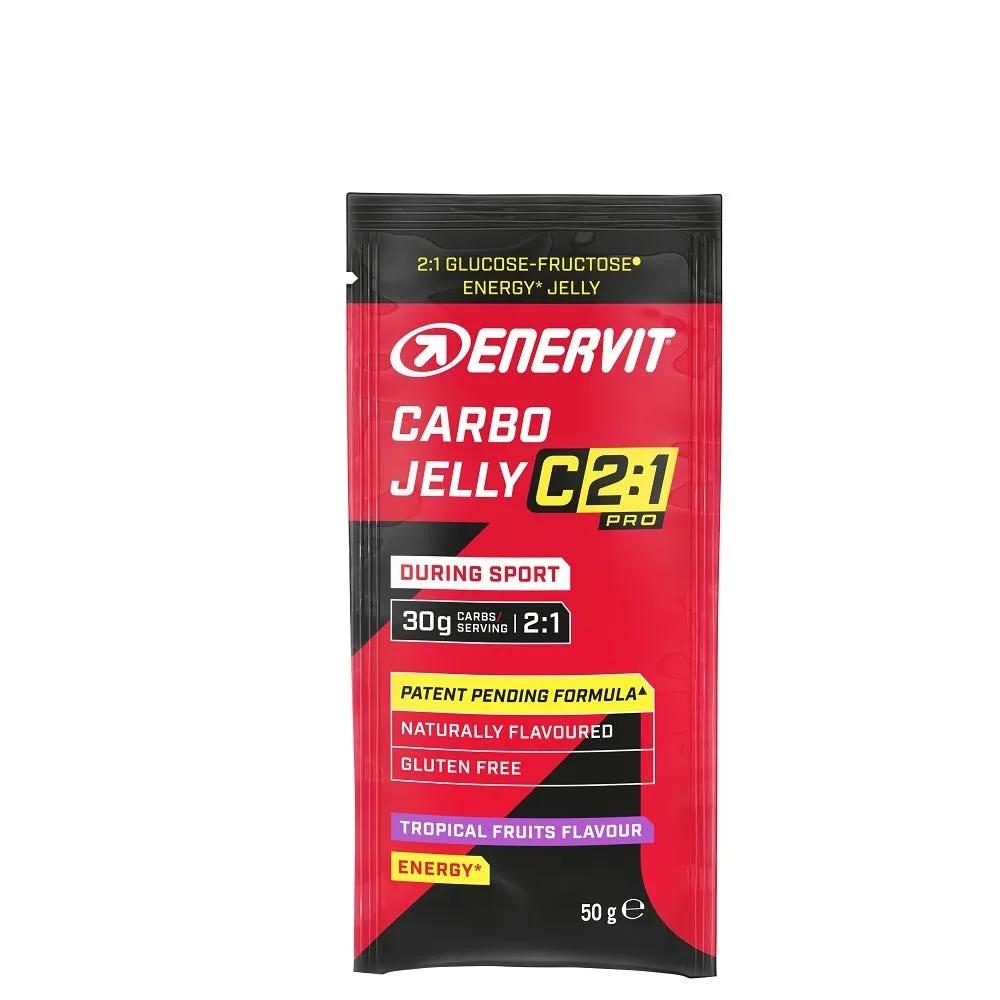 Enervit Carbo Jelly C 2:1 Pro Gelatina Energetica Per Sportivi Gusto Frutti Tropicali 50g