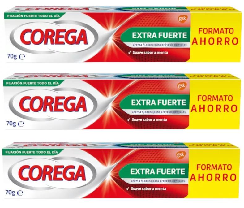 Corega Extra Forte 3x70 gr