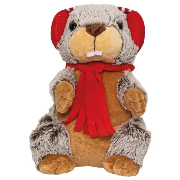 Plic Bouillotte doudou Marmotte - Perlas de silicona - Microondas