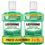 Listerine Bain de Bouche Protection Dents et Gencives Menthe Fraîche 2x1000 ml