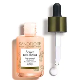 Sanoflore Rosa Fresca Concentré d'Eveil Ré-Hydratant 30ml