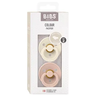 Bibs Chupetes Colour Anatómica Ivory/Blush 6-18m 2 uds