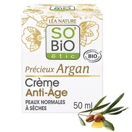 So'Bio Étic Précieux Argan Crème Anti-Âge Jour Bio 50ml