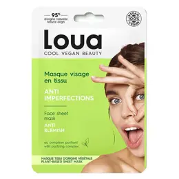 Loua Masque Visage Tissu Anti-Imperfections 1 unité