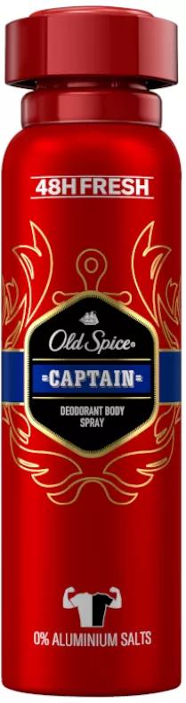 Old Spice Captain Déodorant Spray Homme 150 ml