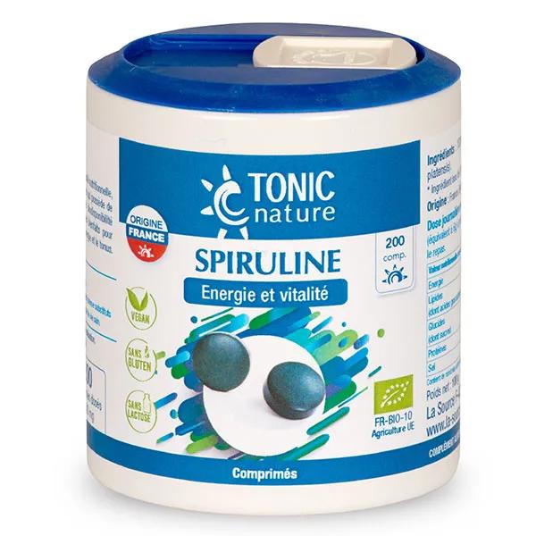Tonic Nature Spiruline Bio 200 comprimés