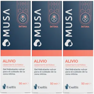 Musa Relief Gel Soin Intime Hydratant 3x50 ml