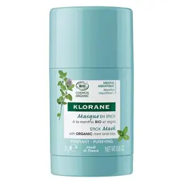 Klorane Menthe Aquatique Masque Purifiant en Stick Bio 25g