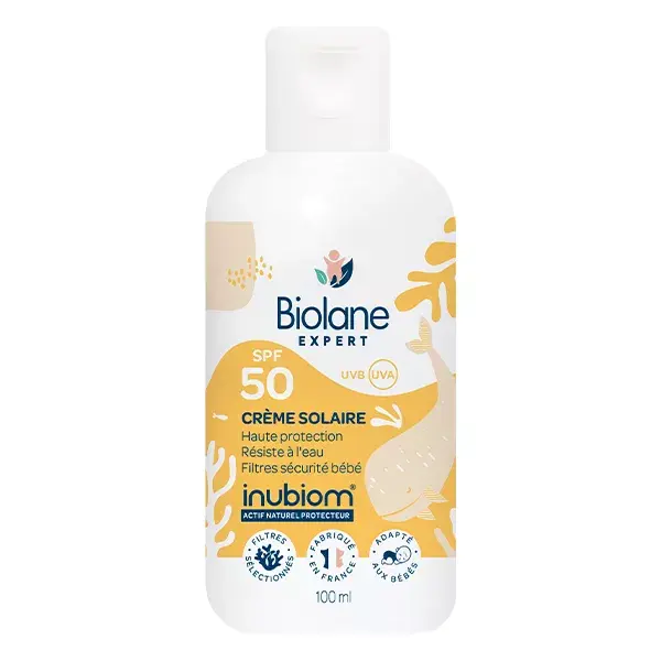 Biolane Expert Sun Cream SPF50 UVB UVA High protection 100ml